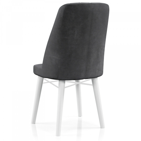 Babyface Grand Scaun Gri - Scaun Elegant și Durabil din Lemn pentru Bucătărie și Sufragerie [4]