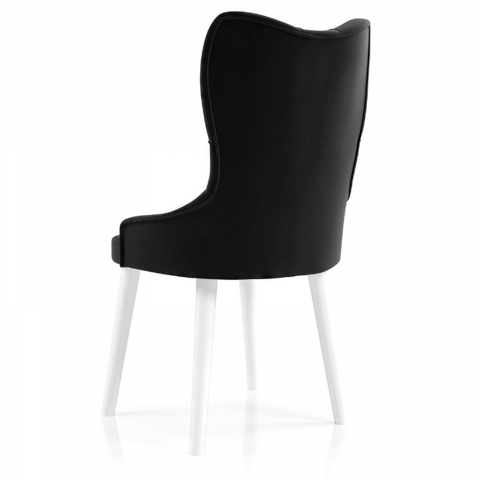 Babyface Majestic Scaun Negru - Scaun Elegant și Durabil din Lemn pentru Interior [1]