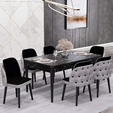 Seturi mese și scaune din Lemn - Set Masă și Scaune Pliabil - Eleganță și Funcționalitate pentru Spații Mici