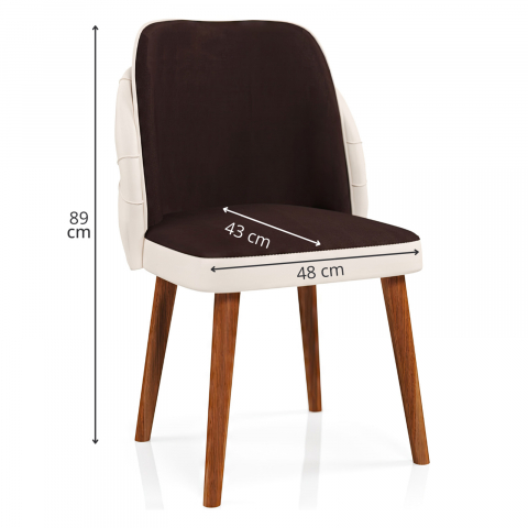 Set Masă și Scaune Babyface Royale Maro-Crem - Mobilier Elegant și Pliabil pentru Spații Mici [3]