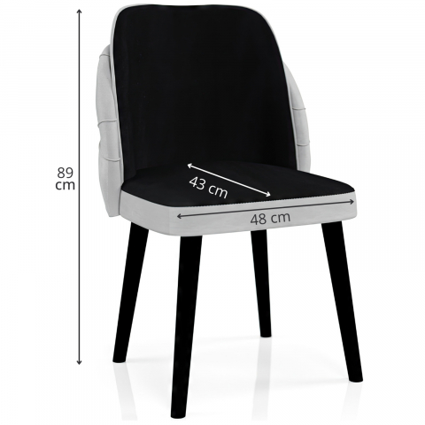 Scaunul Royale Gri-Negru: Eleganță și Confort pentru Fiecare Spațiu [3]
