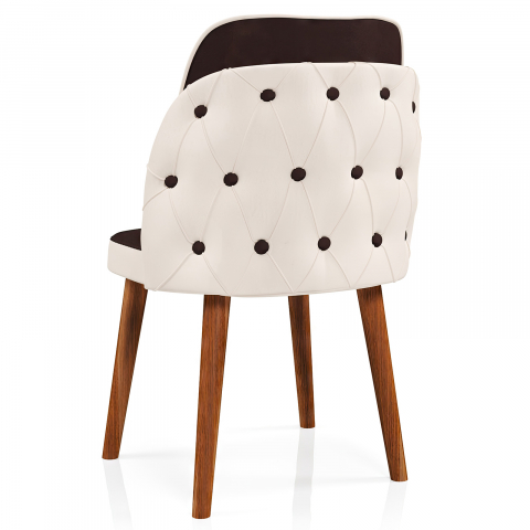 Scaunul Royale Maro-Crem: Eleganță și Confort pentru Fiecare Spațiu [1]