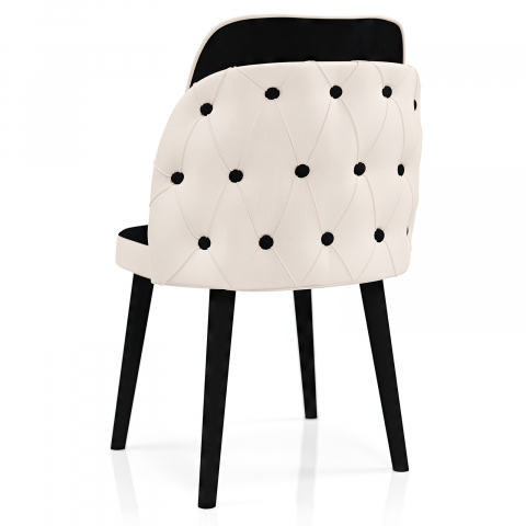 Scaunul Royale Negru-Crem: Eleganță și Confort pentru Fiecare Spațiu [1]