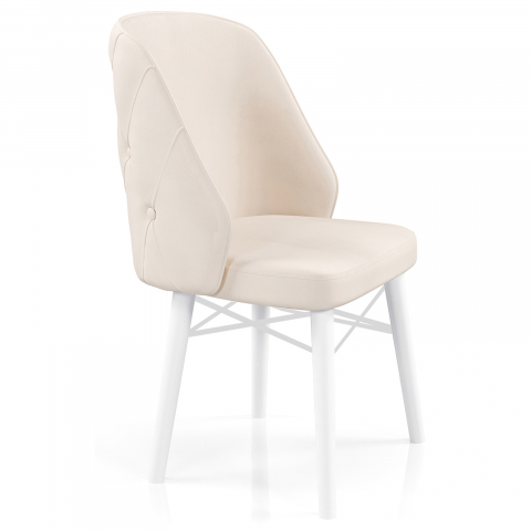 Mobilier - Babyface Supreme Scaun Crem - Design Elegant și Confortabil pentru Orice Spațiu
