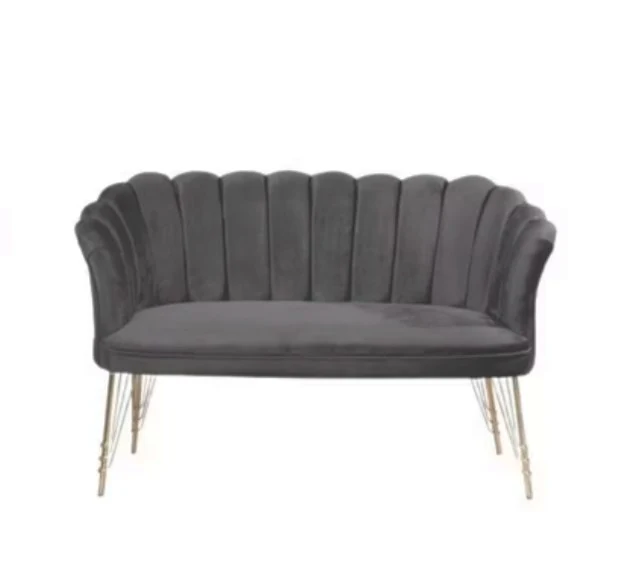 Mese - Scaun - Canapea 3 Locuri Daisy, Gri Antracit Babyface - Eleganță Minimalistă și Confort Premium