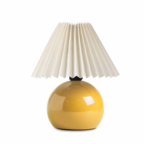 Casa Modern Abajur Carpi cu Pliseuri Crem - Un Accesoriu de Eleganță și Stil - CMD241912 [1]