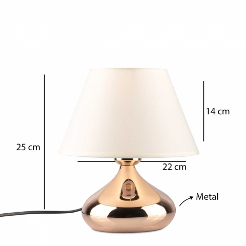 Casa Modern Ashley Gold Abajur CMD241946 [2]