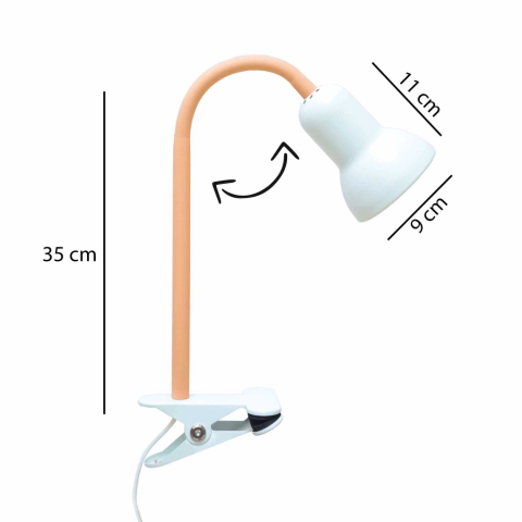 Casa Modern Lampă de Masă și Veioză Visby Portocaliu Soft - Lumină și Stıl pentru Casa Ta - CMD241900 [3]