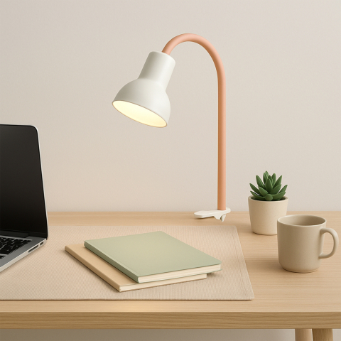 Veioze & lampi birou - Casa Modern Lampă de Masă și Veioză Visby Portocaliu Soft - Lumină și Stıl pentru Casa Ta - CMD241900