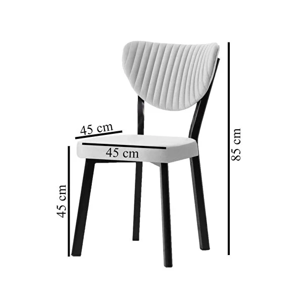 Casa Modern Scaun Moon Crem - Design Atemporal și Confort Versatil [2]