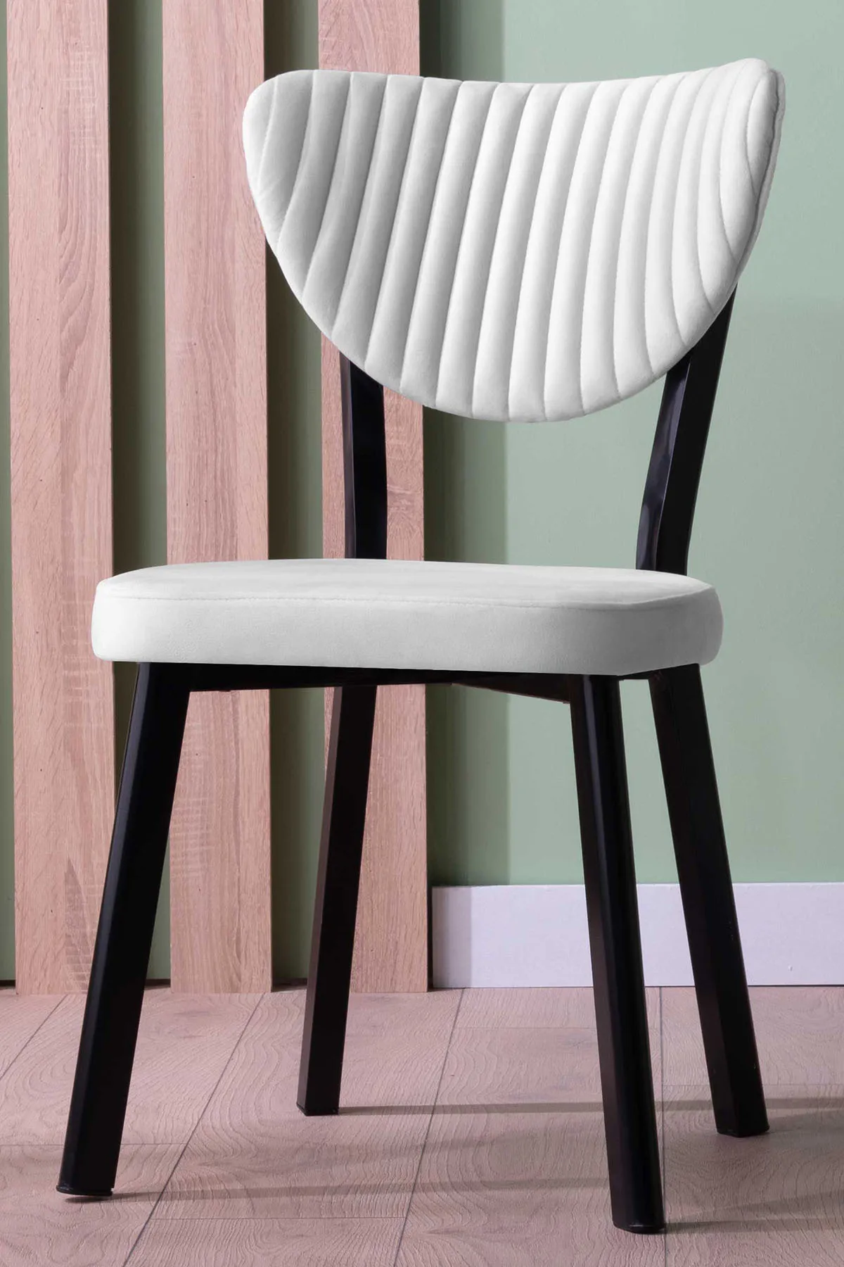 Mese - Scaun - Casa Modern Scaun Moon Crem - Design Atemporal și Confort Versatil