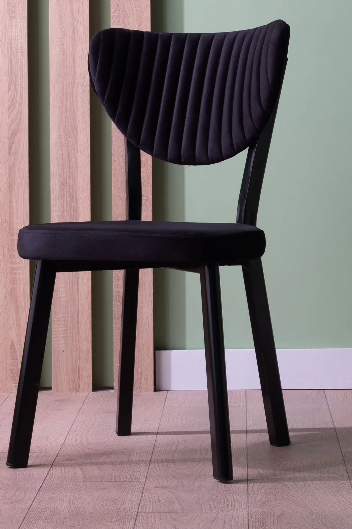 Mese - Scaun - Casa Modern Scaun Luna Negru - Design Atemporal și Confort Versatil