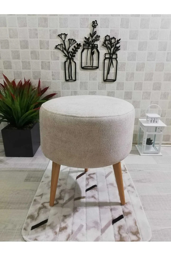 Iluminat - Casa Modern Taburet Petra Crem - Compact, Elegant și Versatil