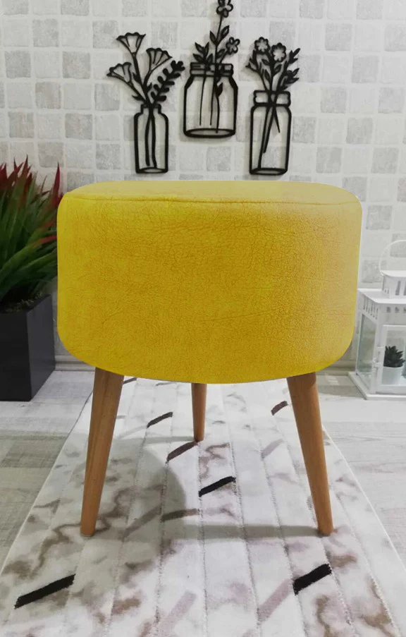 Iluminat - Casa Modern Taburet Petra Muștar - Compact, Elegant și Versatil