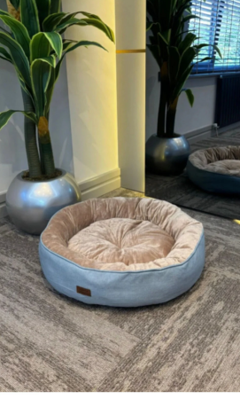 Pat de lux Russell pentru pisici/câini, covoraș antiderapant, material certificat, lavabil, umplutură cu fibr [3]