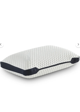 Pernă din burete integral perforat Visco cu husă răcoritoare 60x40x14 cm 1250 gr suport pentru umeri/gât [2]