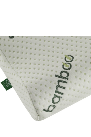 Pernă ortopedică vâscoasă cu suport medical pentru gât, cu husă din bambus, cu două fețe, 51x41x13 [2]