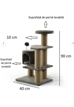 Zgâriată și odihnitoare pentru pisici Tammy Luxury [1]