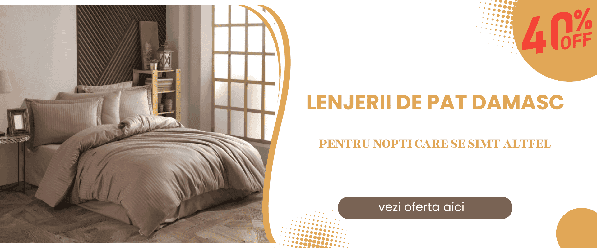 Lenjerii de pat Damasc