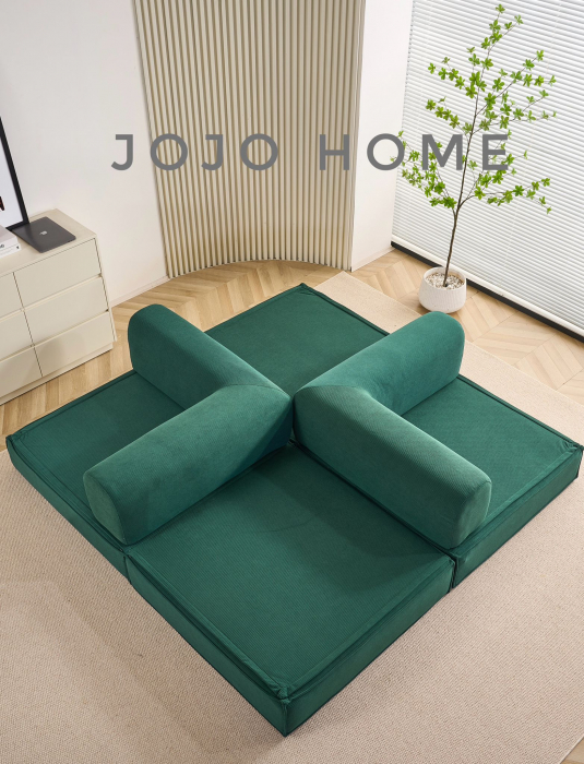 Canapea Premium Modulara Innova - HD Foam Verde [3]