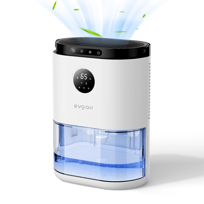 Dezumidificator aer Evoair HUMIX560, 560ml/24h, Silențios, Senzor de umiditate, 3 Moduri funcționare, Lumină Ambientală în 7 culori, Rezervor 2.3l, Alb [3]
