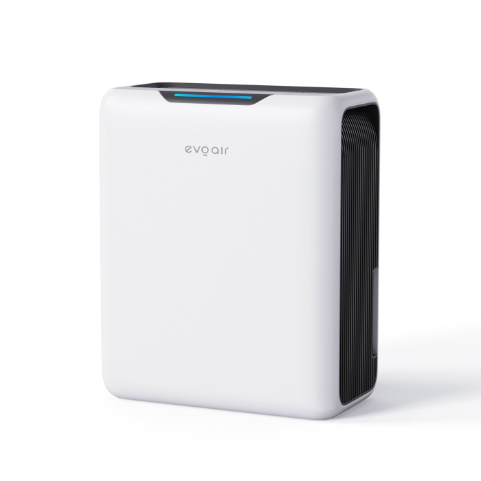 Dezumidificator aer Evoair HUMIXDUO, 500ml/24h, 3 Moduri funcționare, Silențios, Lumină Ambientală, Rezerva cu Silicagel, Timer 48h, Rezervor 2.5l, Alb [6]