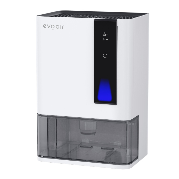 Dezumidificator Evoair HIDRY PLUS, 900ml/24h, Lumina ambientala in 7 culori, Rezervor 1.9l, 3 Viteze, Functie Auto Dezghetare, Alb [7]