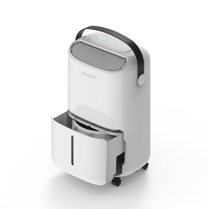 Dezumidificator Evoair, NovaDry 16 Smart, 16l/24h, Senzor de Umiditate, Functie Ionizare, Uscare Rufe, Rezervor 2.5l, Lampa UVC, Alb, Curea Neagra [6]