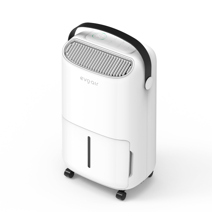 Dezumidificator Evoair, NovaDry 16 Smart, 16l/24h, Senzor de Umiditate, Functie Ionizare, Uscare Rufe, Rezervor 2.5l, Lampa UVC, Alb, Curea Neagra [5]