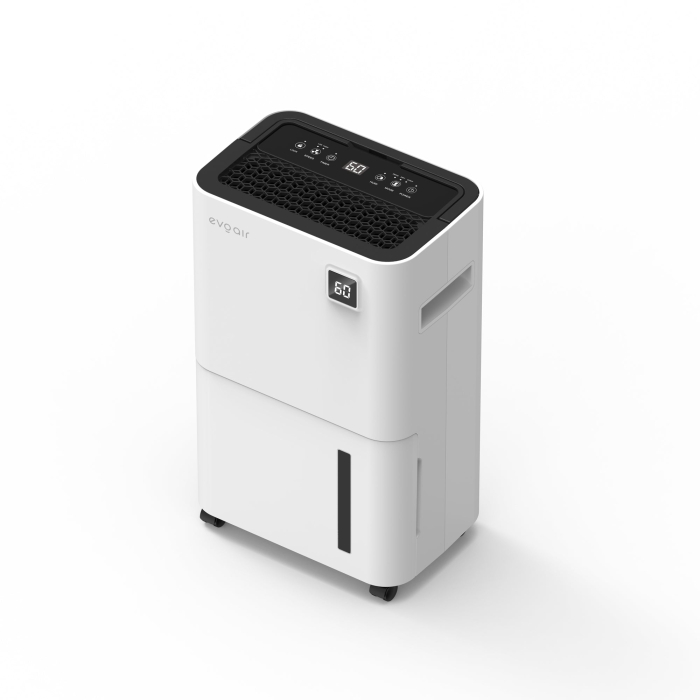 Dezumidificator Evoair, OptiDry 16, 16l/24h, Senzor de Umiditate, Functie Memorie, Uscare Rufe, Rezervor 2l, Display digital, Alb [5]