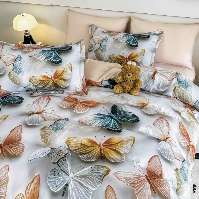 Lenjerie De Pat 5D, 1 Persoana, 4 Piese, Finet Premium [3]