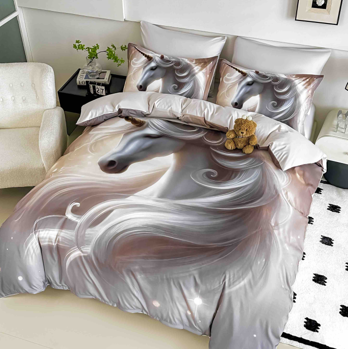 Lenjerie De Pat 5D, 1 Persoana, 4 Piese, Finet Premium [2]