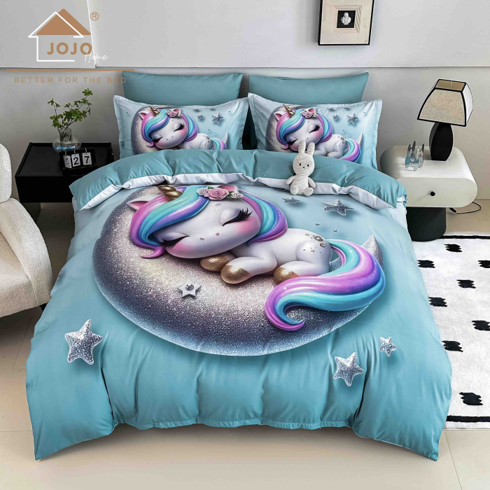 Lenjerie De Pat 5D, 1 Persoana, 4 Piese, Finet Premium [1]