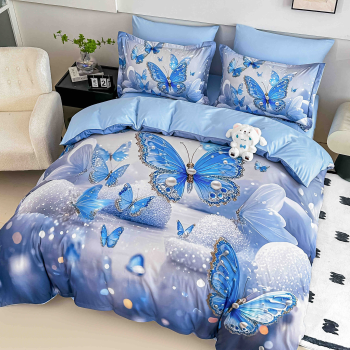 Lenjerie De Pat 5D, 1 Persoana, 4 Piese, Finet Premium [2]