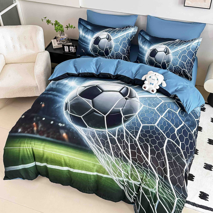 Lenjerie De Pat 5D, 1 Persoana, 4 Piese, Finet Premium [2]