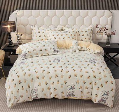 Lenjerie pat Cocolino 4 Piese cu elastic [1]