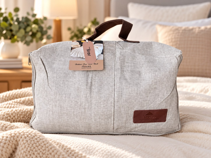 Patura Premium Tip Casmir 200x230 cm - Gri [4]