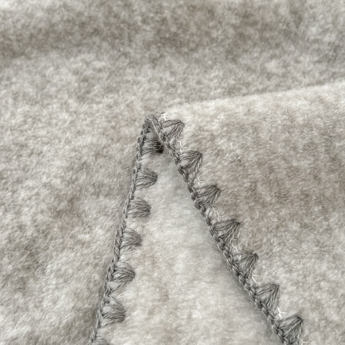 Patura Premium Tip Casmir cu Capsa 100x140 cm - Gri [3]