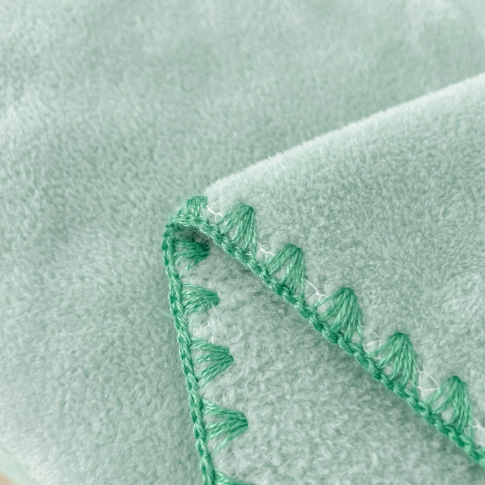 Patura Premium Tip Casmir cu Capsa 100x140 cm - Verde Menta [3]