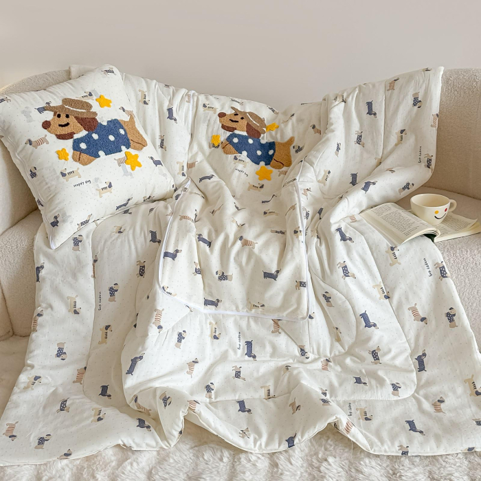 PiloPerna Happy Dog 2 in 1 - Pilota transformabila in perna, 100% Bumbac, Casimi [2]