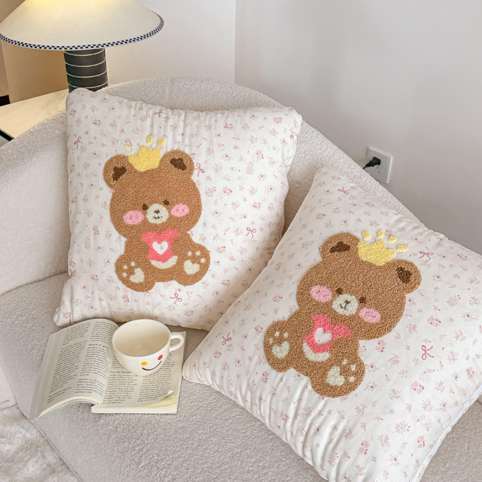 PiloPerna Sweet Bear 2 in 1 - Pilota transformabila in perna, 100% Bumbac, Casimi [4]