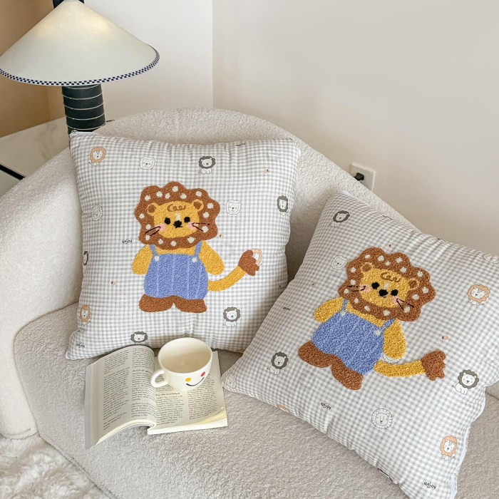 PiloPerna Little Lion 2 in 1 - Pilota transformabila in perna, 100% Bumbac, Casimi [4]