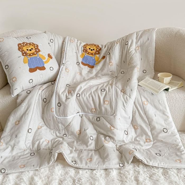 PiloPerna Little Lion 2 in 1 - Pilota transformabila in perna, 100% Bumbac, Casimi [2]