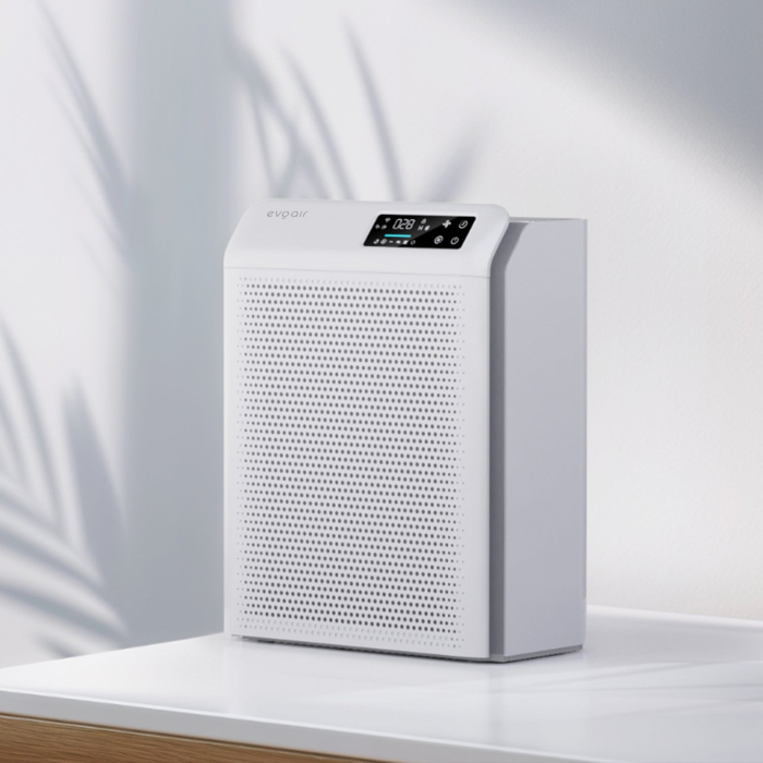 Purificator de aer Evoair HOMI P300, CADR 300m³/h, WI-FI, Filtru True Hepa, Mod Auto, Lampa UV, Ionizare, 6 Moduri Functionare, Senzor Calitate Aer, Alb [27]
