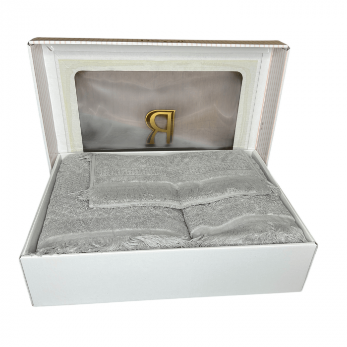 Set Cadou 3 Prosoape, Dimensiuni Mixte - Royal Collection Bej [2]