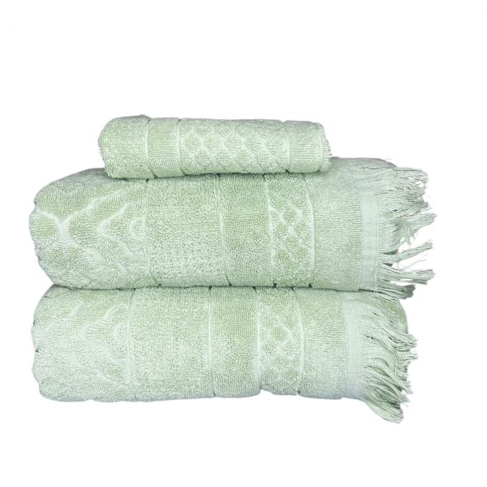 Set Cadou 3 Prosoape, Dimensiuni Mixte - Royal Collection Verde [3]