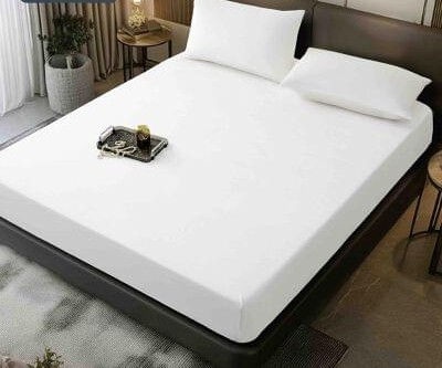 Set Husa de Pat cu Elastic din Catifea, UNI , 3 Piese [1]