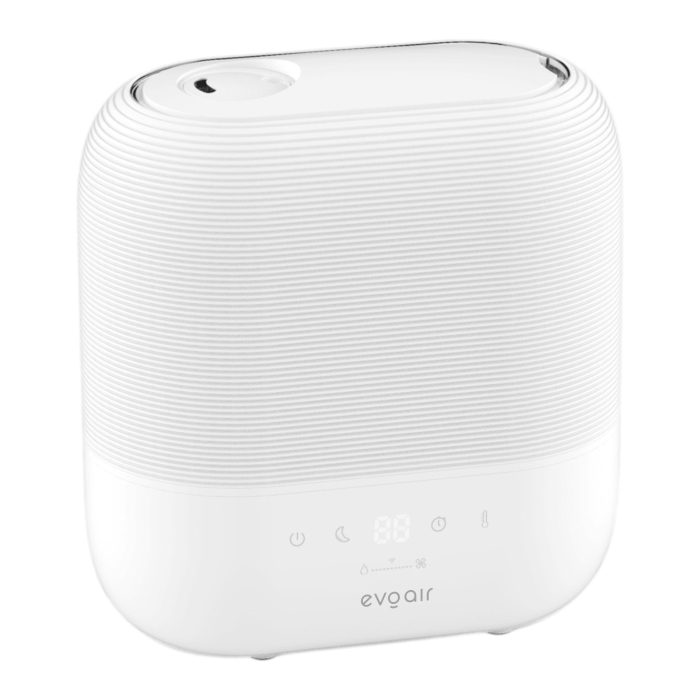 Umidificator Evoair UMIVA 4700 Smart, Wifi, Rezervor 4.8L, Capacitate de umidificare 400ml/h, Senzor umiditate, Mod Auto, Autonomie ≥9.5 ore, Aromateriapie, Indicator umiditate și temperatură, Alb [4]
