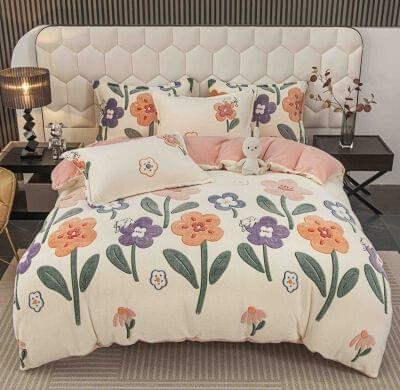 Lenjerii De Pat Cocolino Cu Elastic - Lenjerie pat Cocolino , 4 Piese , cu elastic