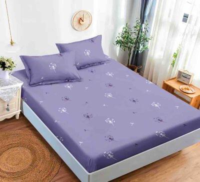 HUSE DE PAT - Husa de pat dublu + 2 Fete de Perna , Finet Premiu , cu elastic